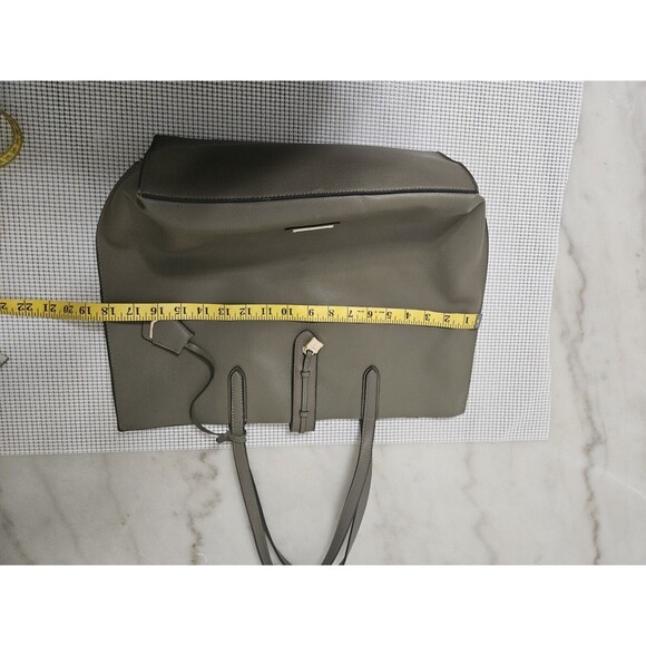 Bebe Los Angeles Tote Bag Faux Leather Black Tote - Picture 6 of 8